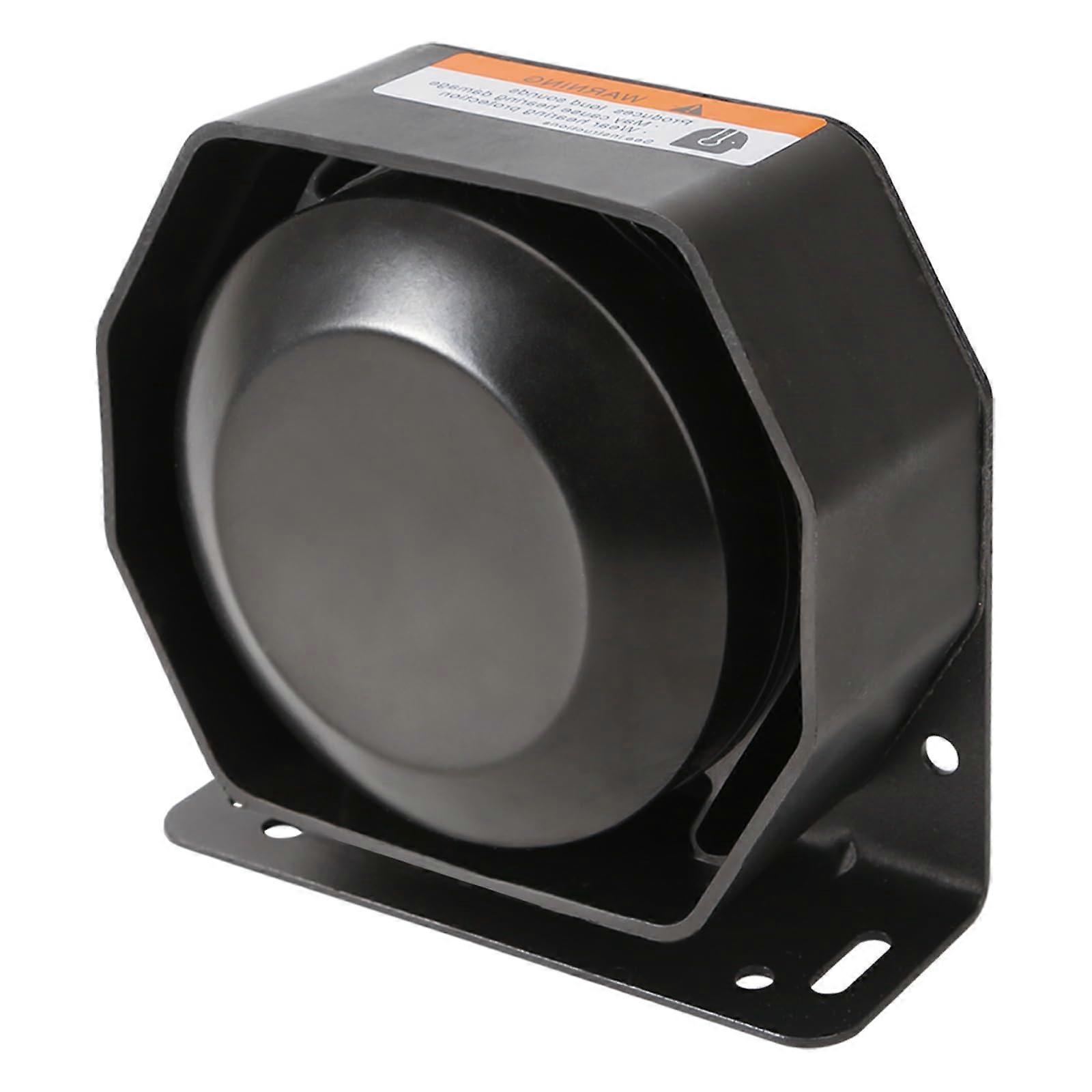 200W 8 Ohm PA Siren Speaker with 130dB Output, Waterproof Ultra Slim Design for Emergency Vehicles