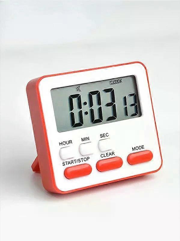 Digital Display Cooking Alarm LCD Screen Clock Kitchen Timer Sleep Stopwatch Clock Game with Magnetic Countdown Alarm Clock
