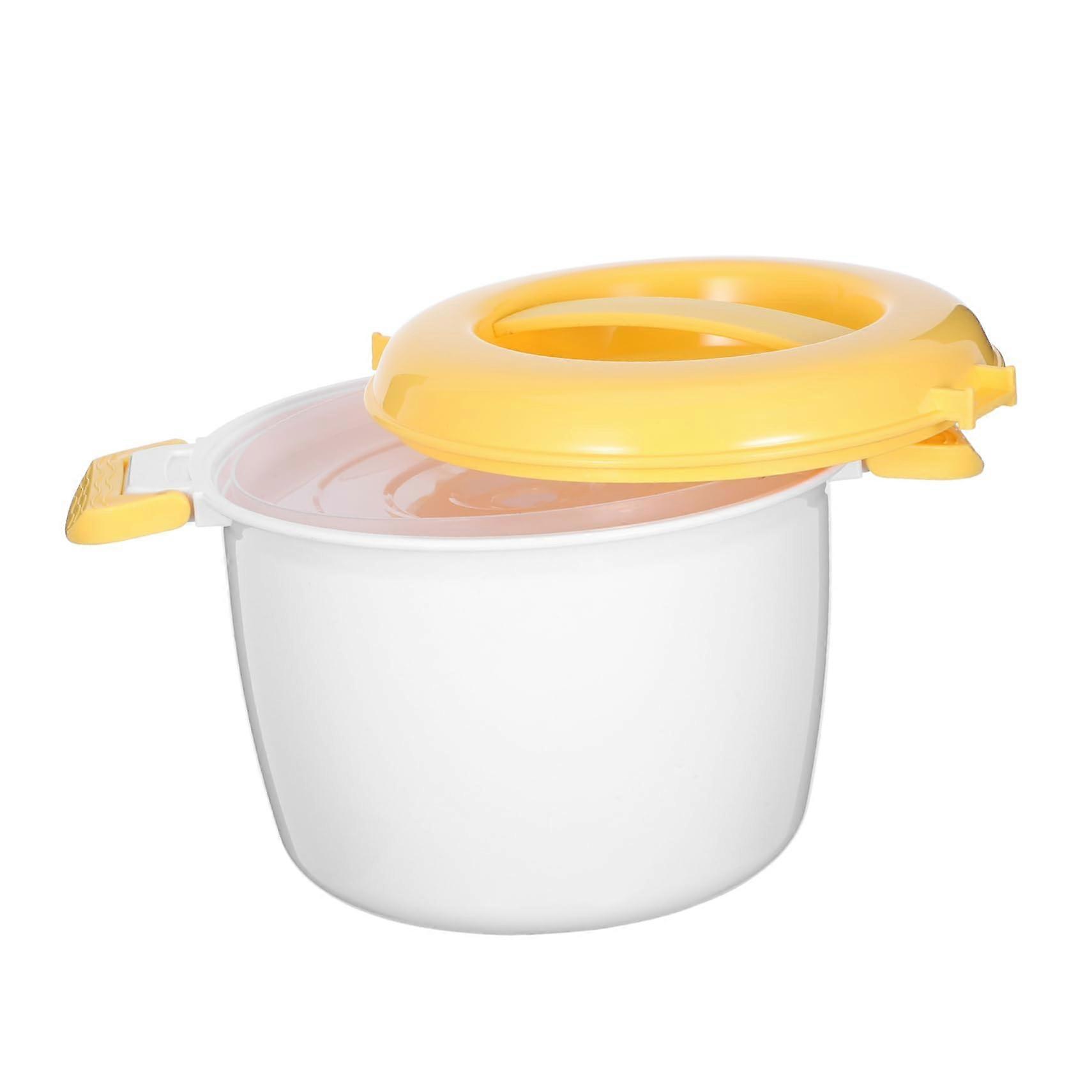 Microwave Rice Cooker Compact Size Microwave Safe Easy Operation for Dorms Offices and Homes