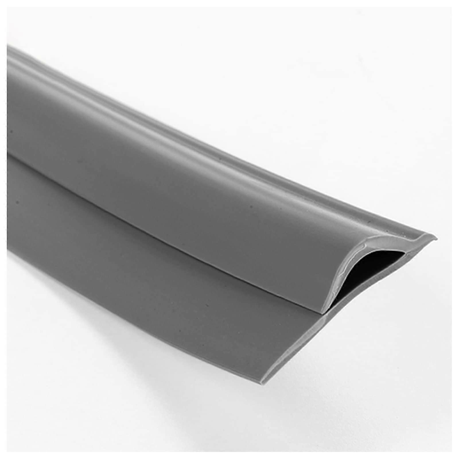 PVC Carpet Edge Trim Strip Flexible Protector for Seamless Floor Transition, 3.2ft Length