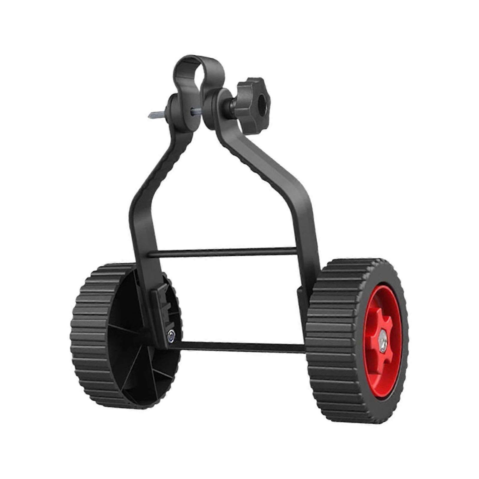 Lawn Mower Auxiliary Wheel with Triangular Support Design, Adjustable Height, Fits 2226mm Shaft