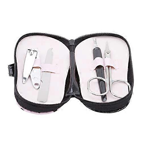 Nail Clippers Set Manicure Pedicure Kit with Eyebrow Scissors and Complete Grooming Tools