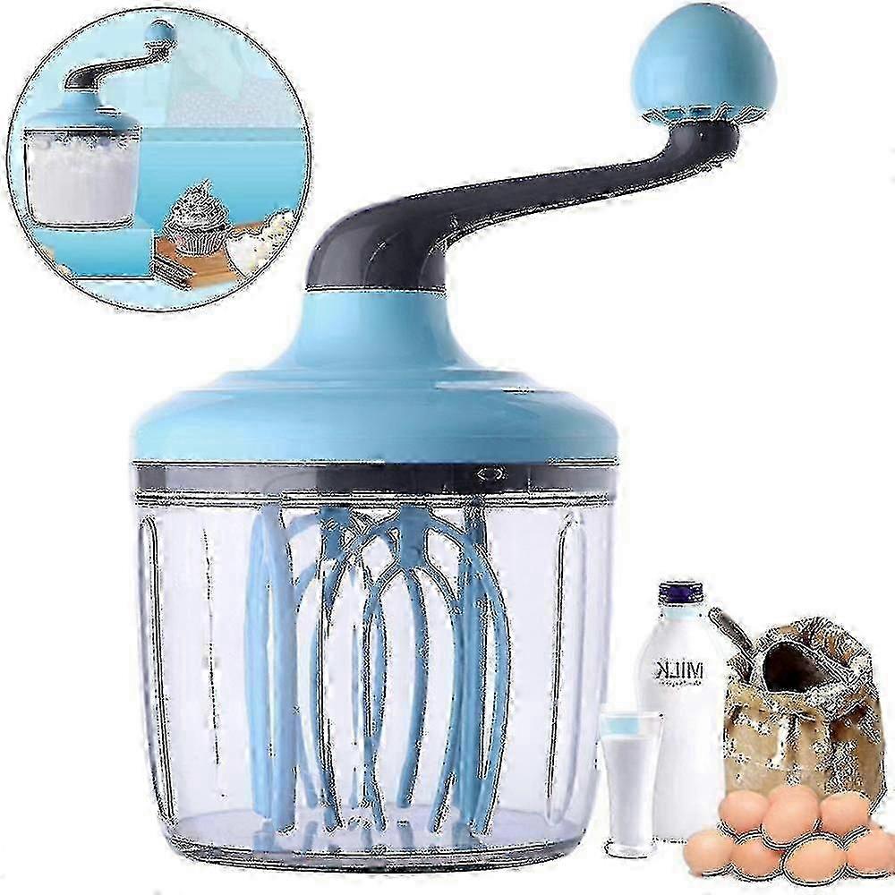 2025 Manual Egg Beater Egg Whisk Hand Crank Multifunctional Kitchen Mixer