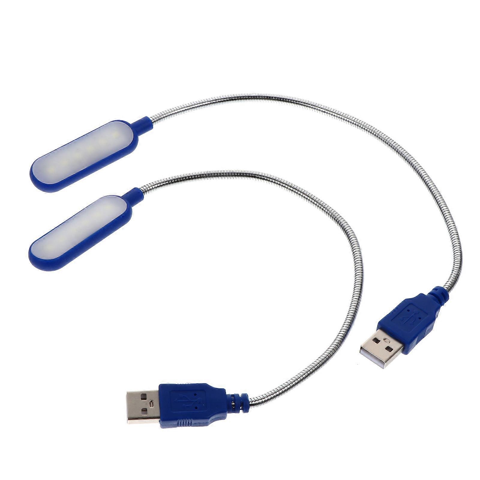 Portable USB Laptop Computer Reading Lamp for Desk Use 2Pcs Set