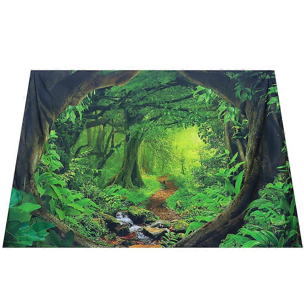 Forest Pattern Wall Cloth for Hanging Decor 5Pcs Forest Printed Tapestry
