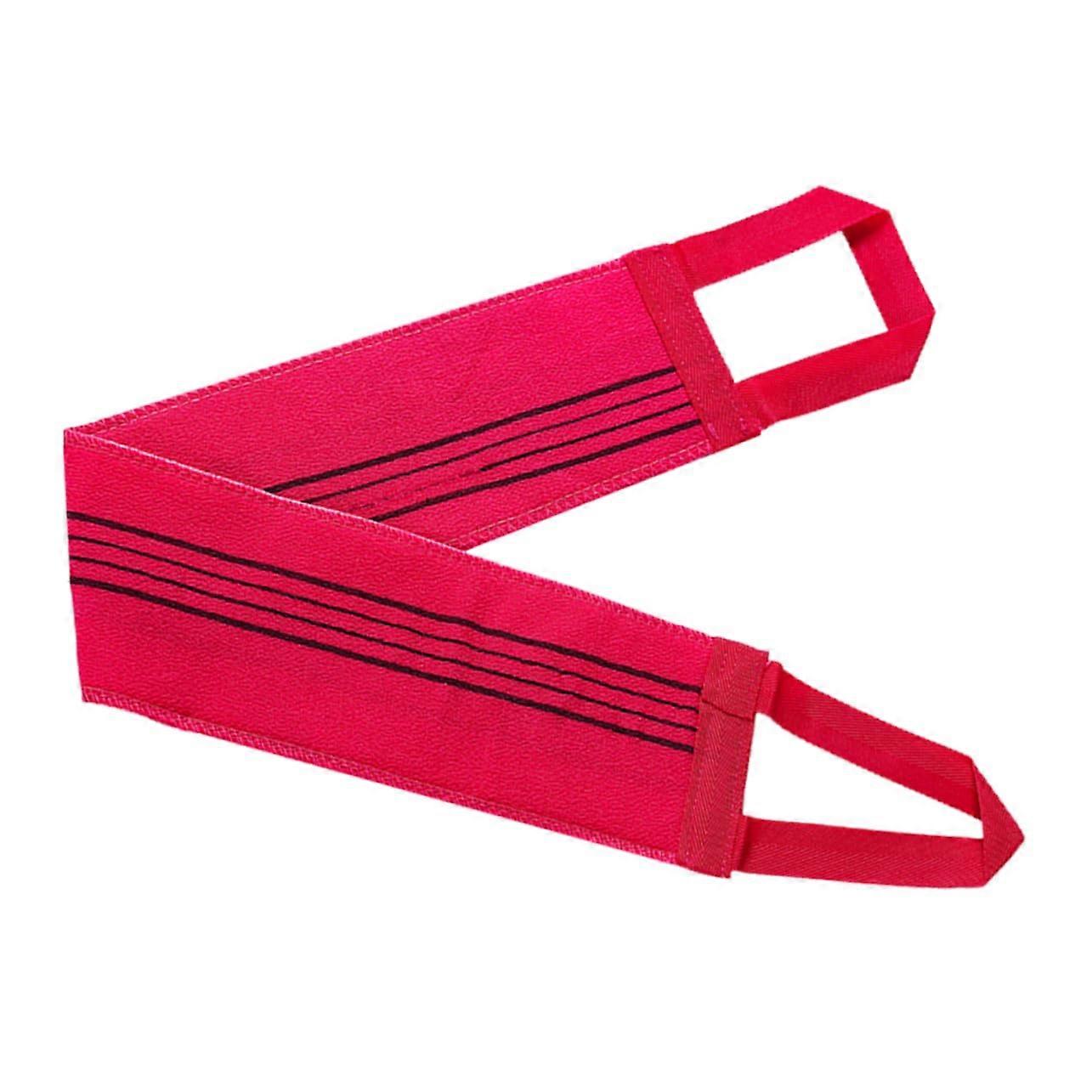 Back Scrubber for Shower DoubleSided Exfoliating Bath Towel with Pull Ropes for Deep Cleansing