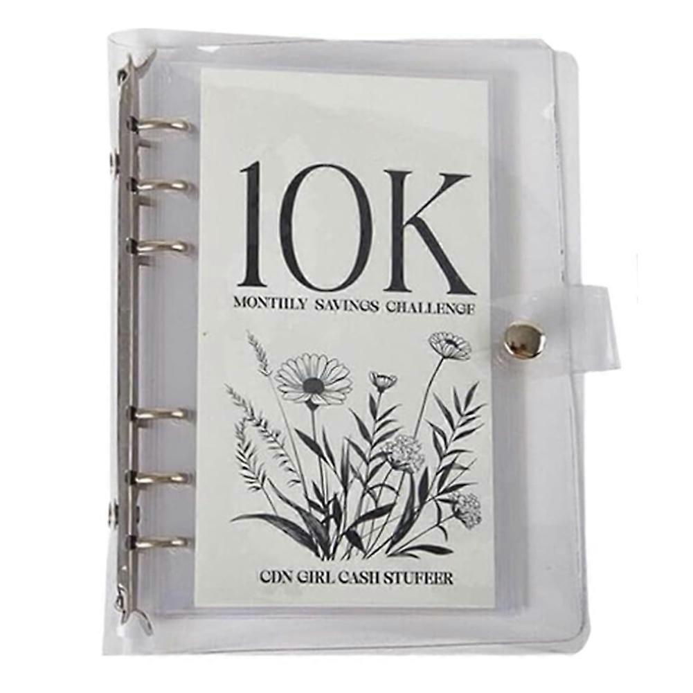 12-Month Envelopes Money Saving Challenge Binder, 10K