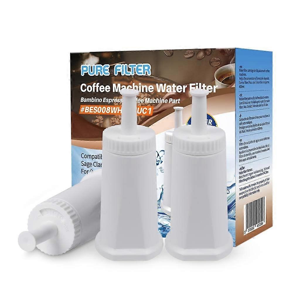 3PCS BES008 Coffee Machine Water Filter Replacement for Sage Oracle Barista Express