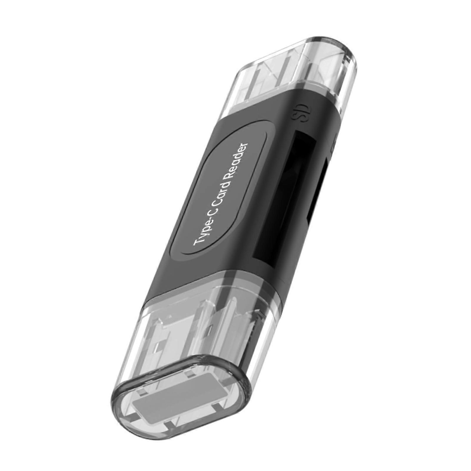 USB C SD TF Card Reader 128GB Fast Data Transfer Plug and Play for Laptop Camera Phone