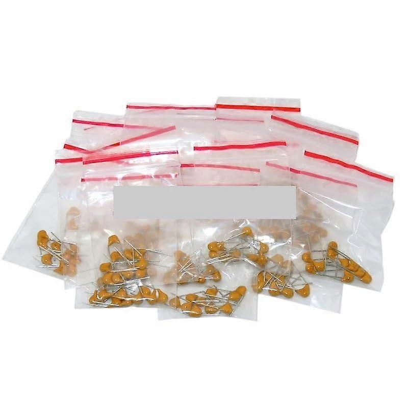 Ceramic Capacitors Assorted Kit 180pcs 20pF1uF 50V Monolithic Set for DIY Electronics