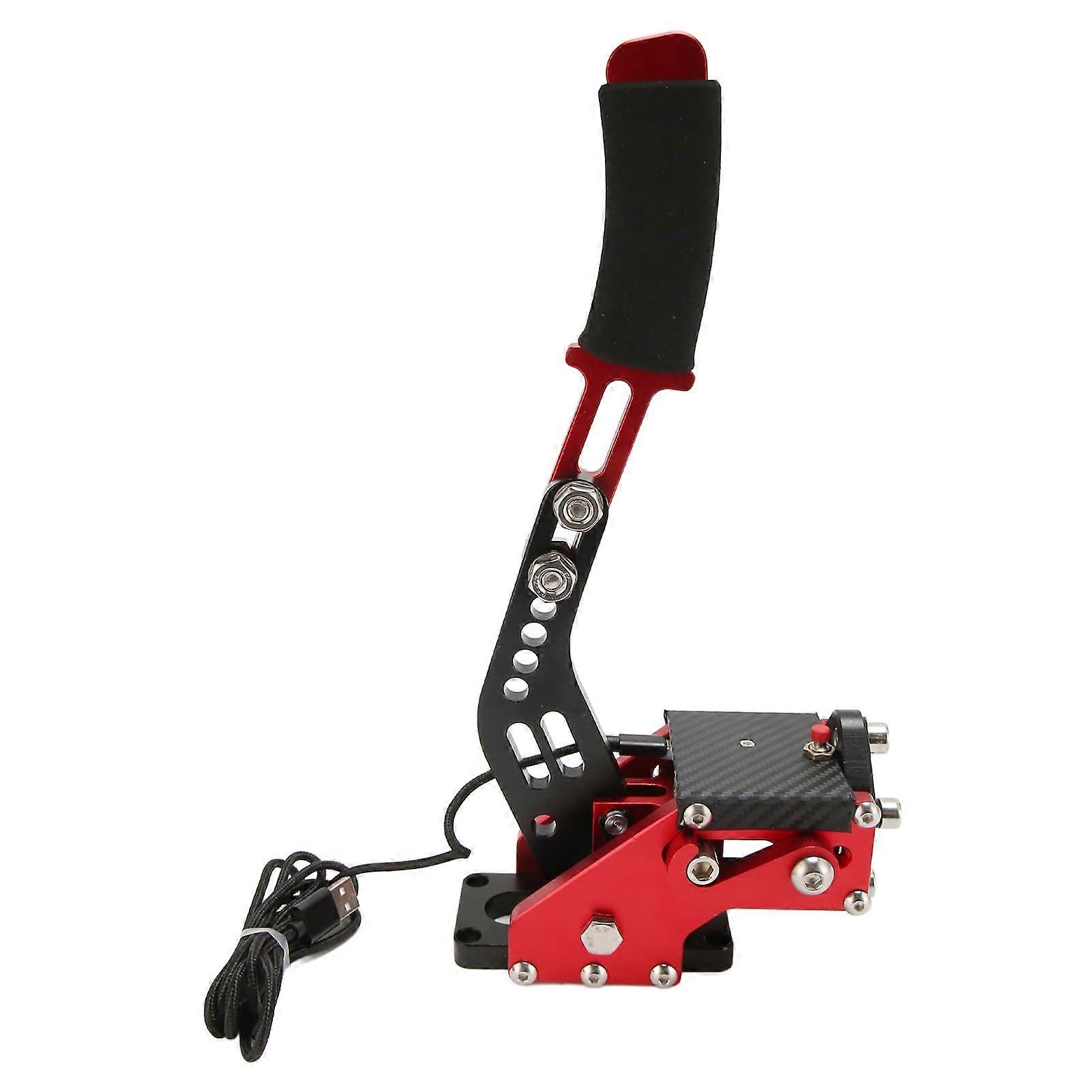 Red Sim Racing USB Handbrake 64 Bit Hall Sensor Progressive Brake for PC Logitech G920 iRacing