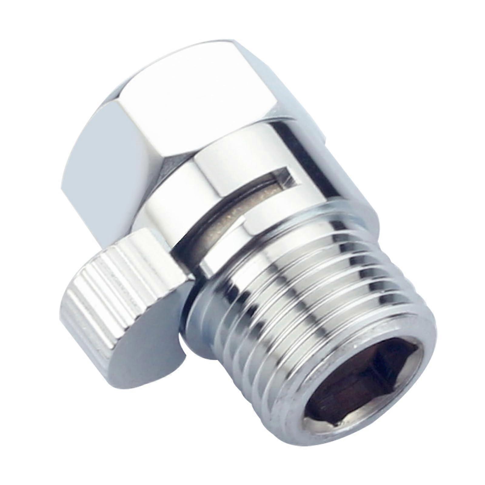 Solid Brass Shower Flow Control Valve G1/2 Chrome Finish for Handheld Shower or Bidet Sprayer
