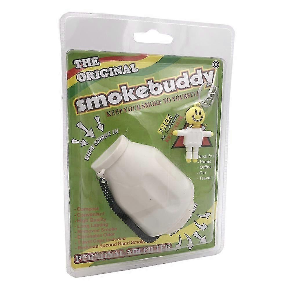 Smokebuddy Persoonlijke Luchtreiniger Actief Koolfilter (Wit)