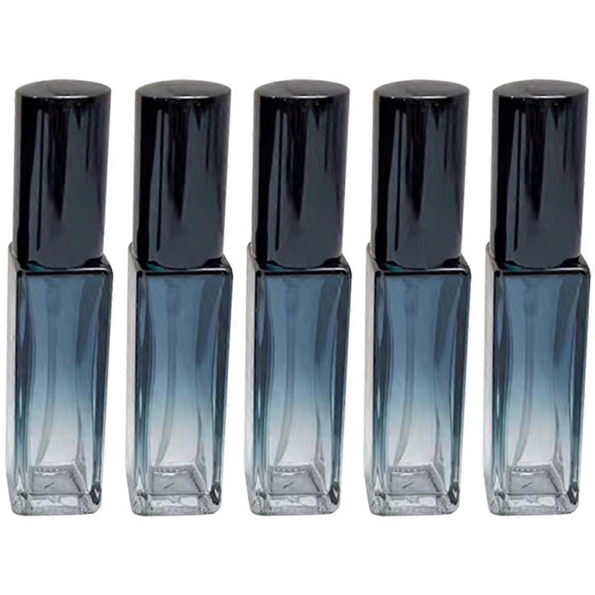 5Pcs Travel Perfume Bottles Mini Refillable Glass Atomizers Leakproof Compact Spray for Samples
