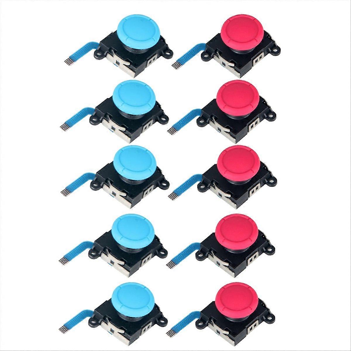 10PCS 3D Analog Joystick Switch Lite Joycon Controller Handle