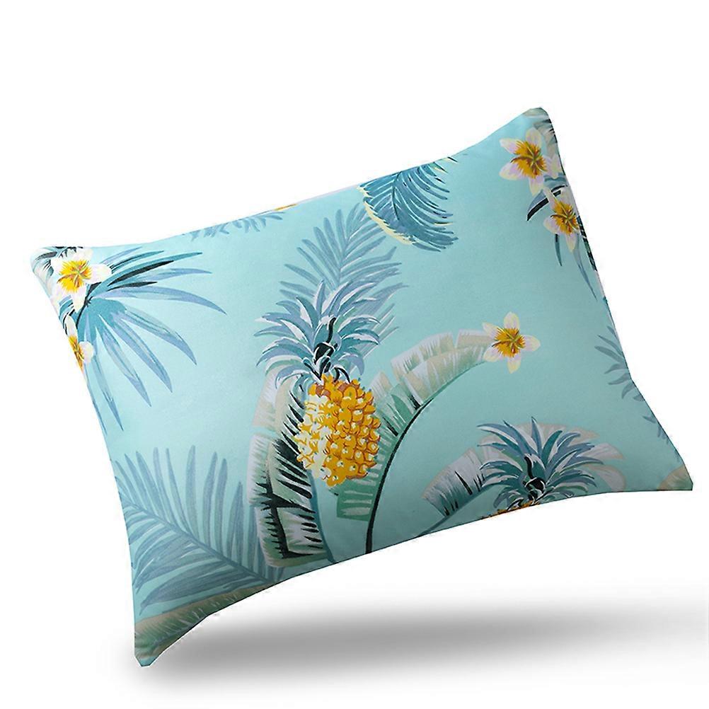 Pineapple Pattern Pillowcase Practical Pillow Slip for Bedroom Use 1Pcs