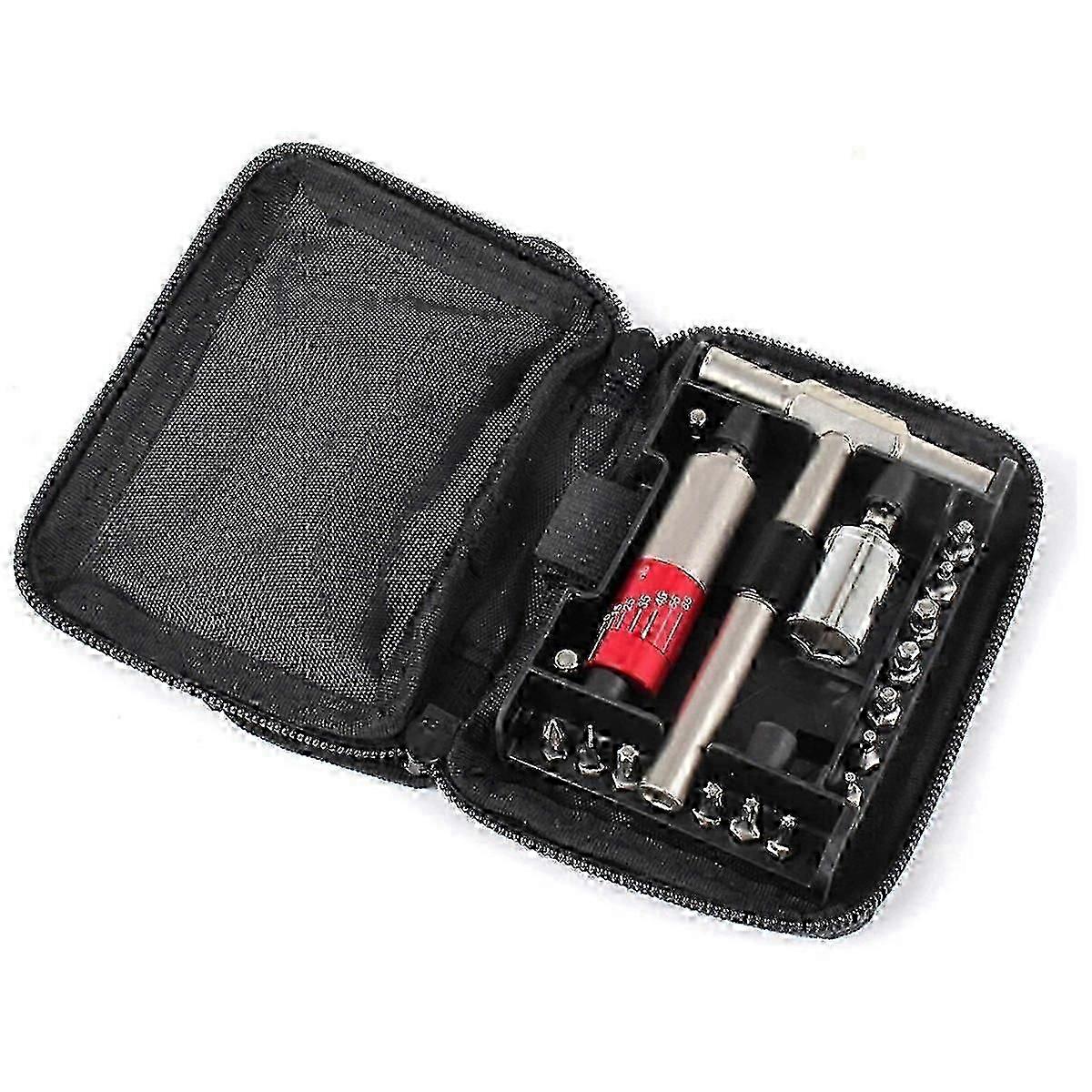 Tightening Multifunctional Torque Driver Tool Kit with T-Way Wrench Bits Socket Shwy