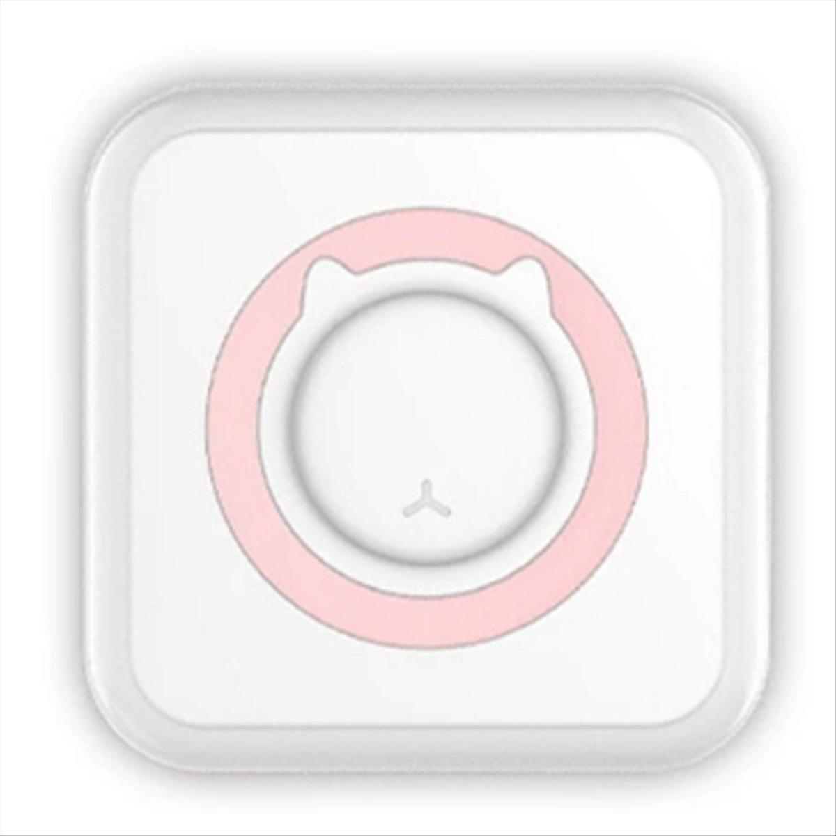 Portable Mini Thermal Printer Wirelessly BT 203dpi Photo Label Memo Wrong Question Printing with USB Cable