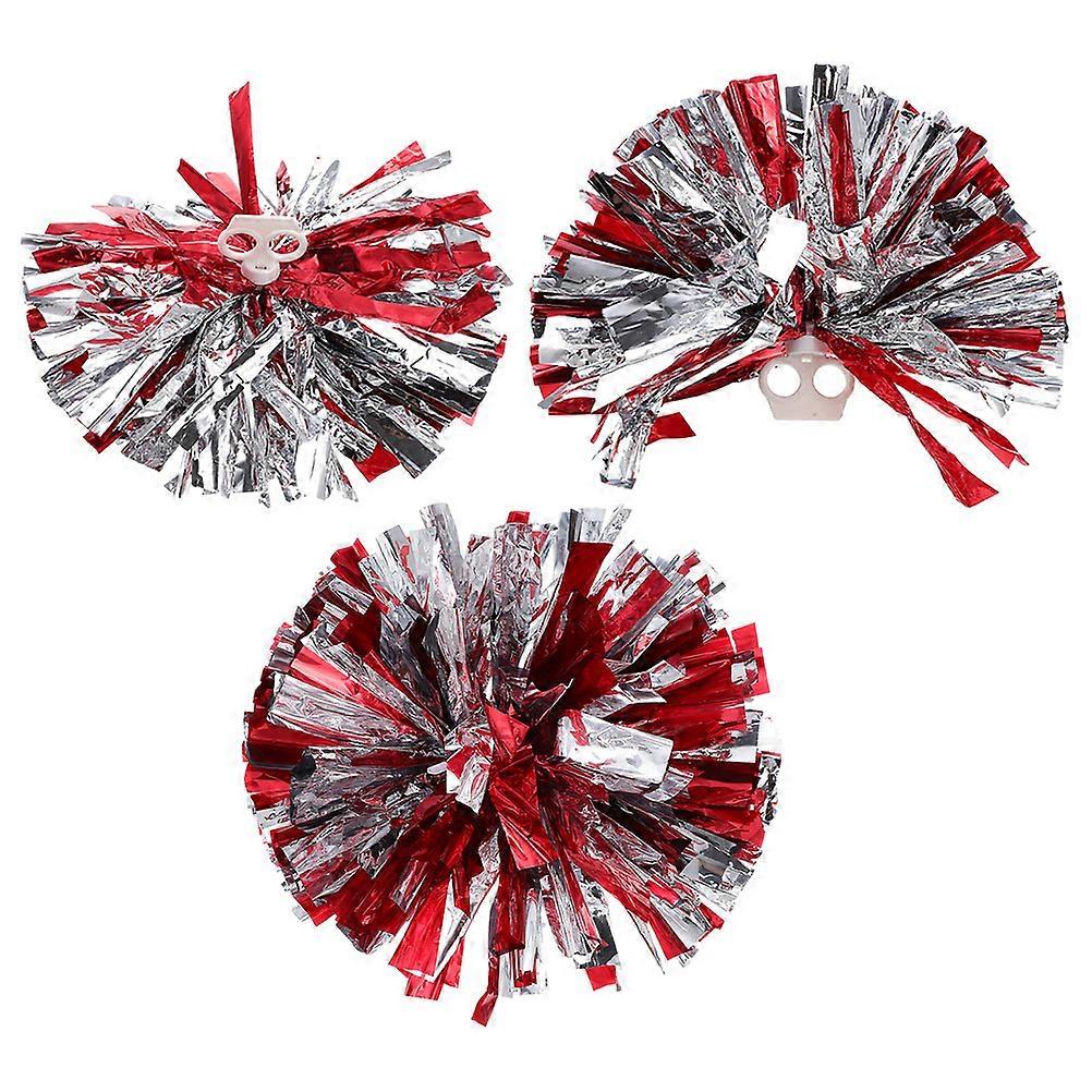 Wiederverwendbare Pompons für Cheerleading, 3 Stück