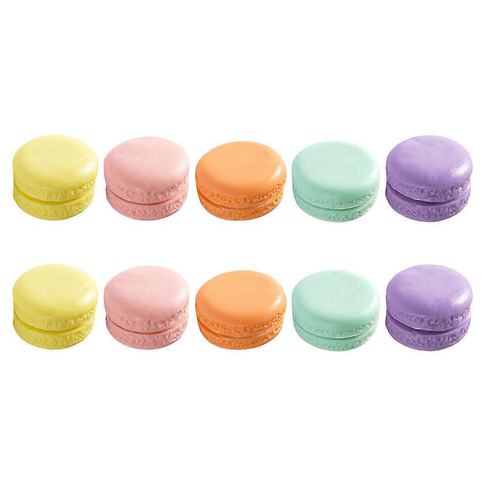 Décoration de macarons artificiels, 10 pièces, modèles de faux macarons pour présentoir de magasin