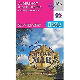 Aldershot & Guildford, Camberley & Haslemere (OS Landranger kart)