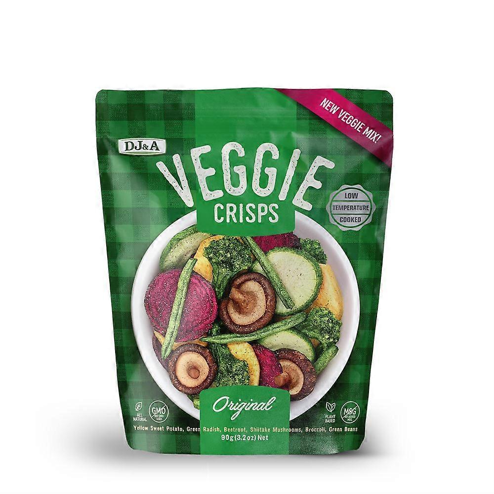 DJ & A DJ&A Veggie Crisps Original 90g - 9 Pack