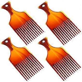 Professional Oil Hair Brush Wide Teeth Comb for Men 4Pcs Hair Styling