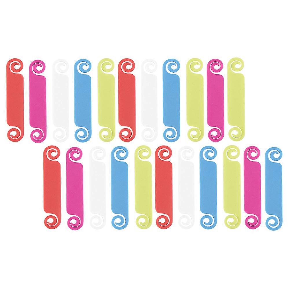 Multicolor Cable Labels for Identify 50Pcs Electric Wire Cord Identification