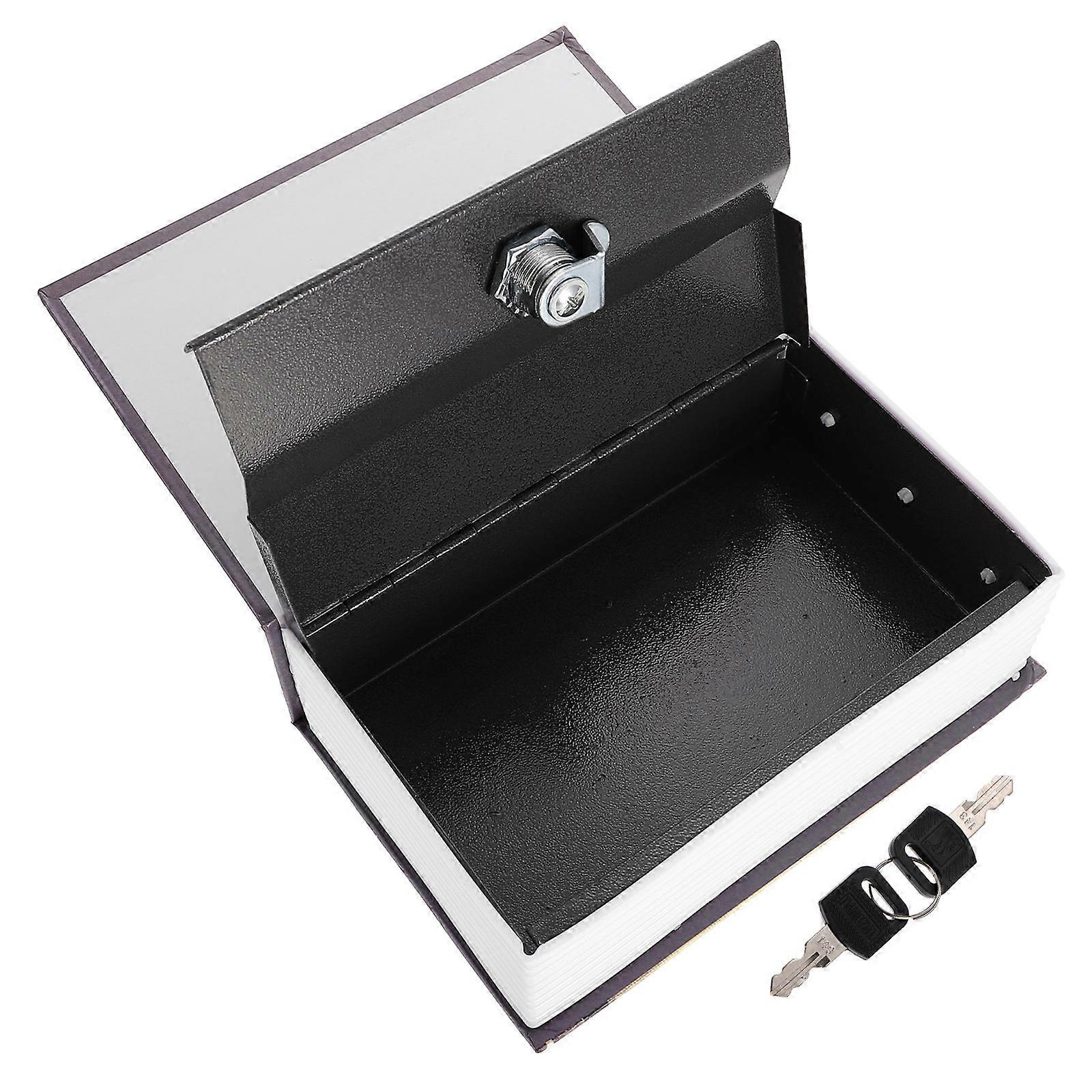 Book Safe with Lock for Storage Use Durable Simulation Book Style Safe Box