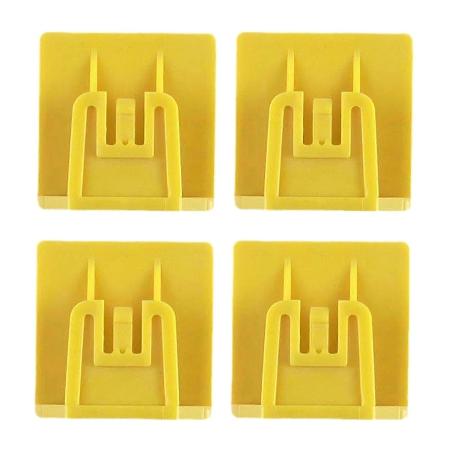 T-klips for bompassering - 4 stk bilvindusmonteringsholder