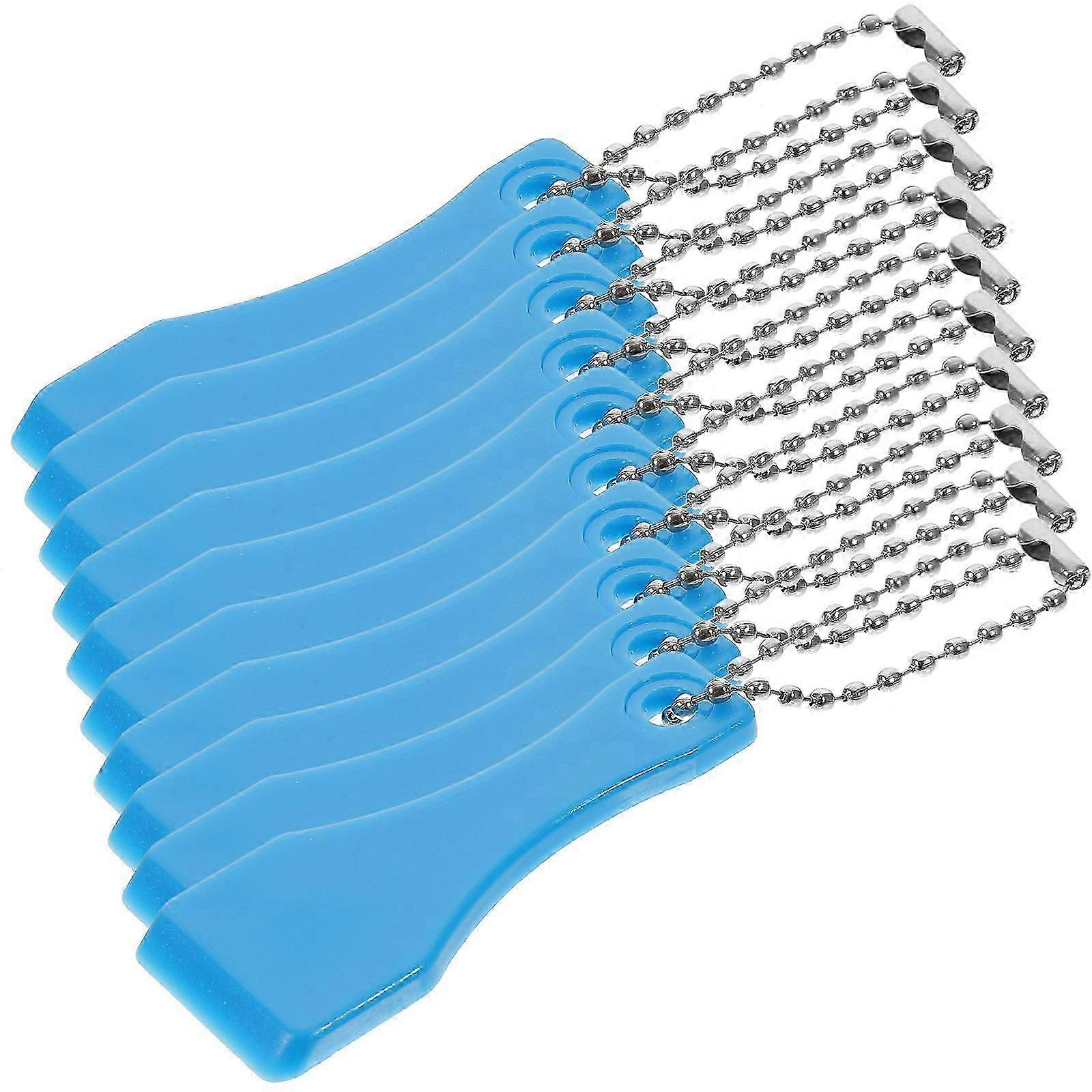 Scratcher Plastic Tool for Removing Labels 10Pcs Blue