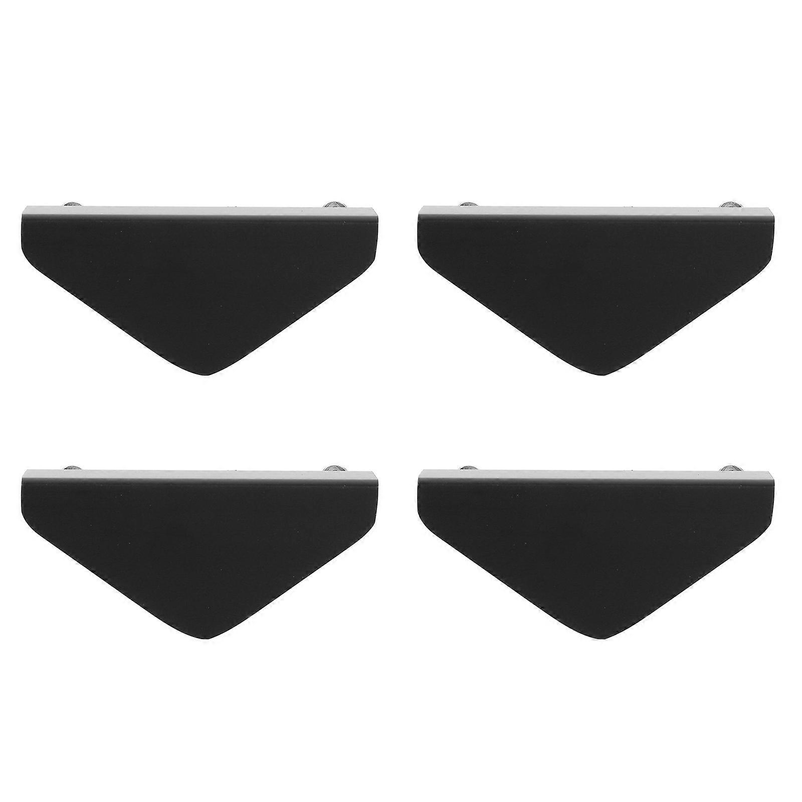 4pcs Triangle Drawer Pull Handles Triangle Shape Cabinet Pulls Space Aluminum Dresser Knobs