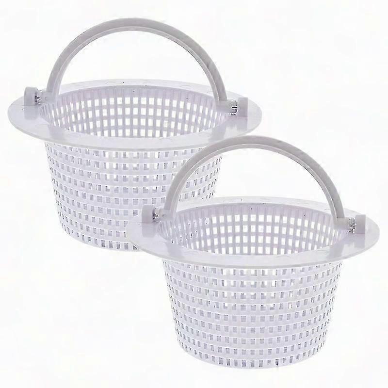 2 Pack - Above Ground Pool Thru-Wall Skimmer Baskets