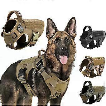 Military Large Dog Harness Training Vest French Bulldog German Shepherd Malinois
