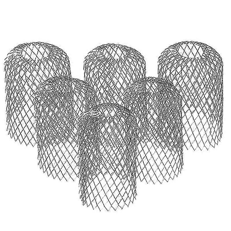 6 Pack Gutter 3 Inch Expandable Aluminium Filter Strainer Gutter Downspout For Stopping Blockage Le