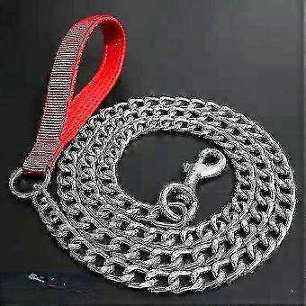 Anti-bite Dog Traction Iron Chain Leash with Foam Anti-slicing for Small, Medium & Large Dogs VTL_cdb3
