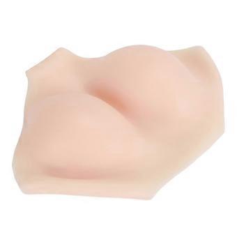 Women's XL White Skin Color Seamless Underwear - Butt Lifter Shaper with Silicone Padded Hip Enhancer Panties