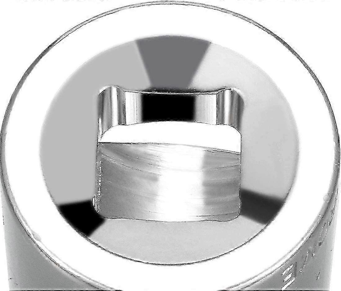 1/2" Sliding Handle Square Head Ratchet Socket Adapter, Impact Socket, Chrome-Vanadium Steel, Spring-Loaded Lock, for Auto Repair and Home Maintenance