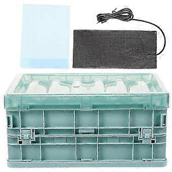 1 Set Plastic Parrot Incubator Young Birds Hatch Box Parrot Brood Supplies With Heating Pad