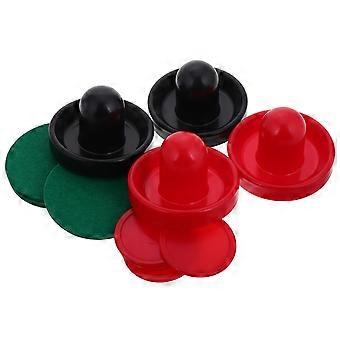 Air Hockey Pushers and Pucks Set for Portable Tabletop Game 1Set