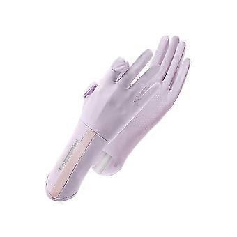 Guantes de protección UV Guantes de conducción para mujeres, Guantes UV de dedo completo Guantes de sol Guantes de protección solar