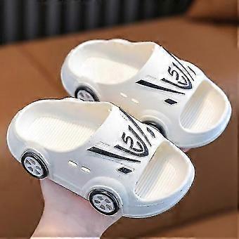 Cartoon Car Kids Slippers For Boys Summer Beach Indoor Slippers Cute 2023 Girl Shoes Home Soft Non-slip Cute Children Slippers 26-27