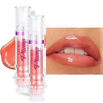 Lip Plumper Gloss with Chili Extract for Full Lips, Hydrating Moisturizing Lip Oil 5ML