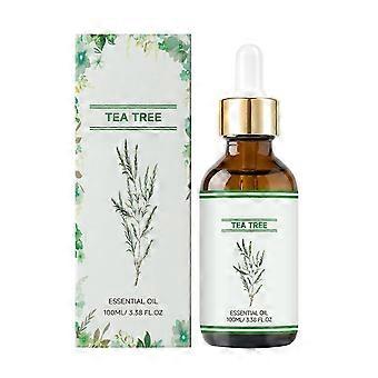 Gentle Tea Tree Oil, 100ml Daily Moisturizing Care for Soft Smooth Skin, Nourishing Oil for Hair Scalp, Pure Natural Essential Oil for Face Body PW