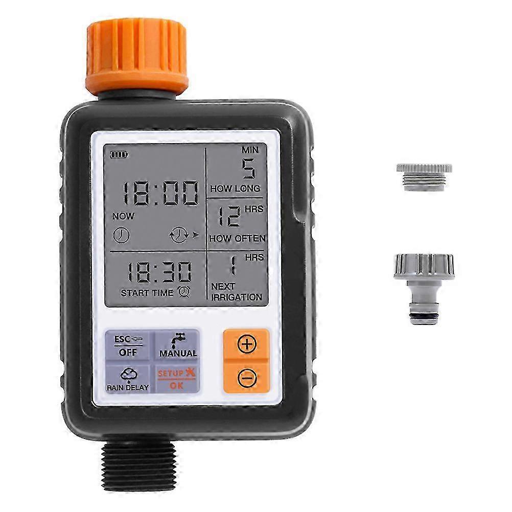 Automatic Irrigation Water Timer Sprinkler Controller compatible with Home Use Heavy-duty Design 1Set