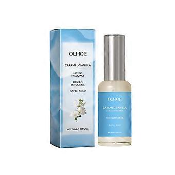 Caramel Vanilla Perfume Oil Rollerball  Sweet Vanilla Scent, Long-Lasting, Portable Fragrance Oil