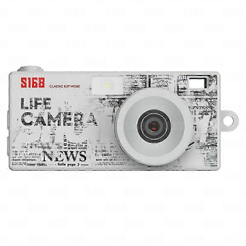 S168 1.47 Inch 2K HD Mini Digital Camera CCD Thumb Camera with Flash Light Loop Recording