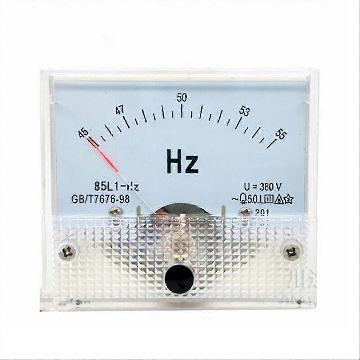 85L1-HZ Square Pointer Type AC 380V Analog Panel Frequency Meter