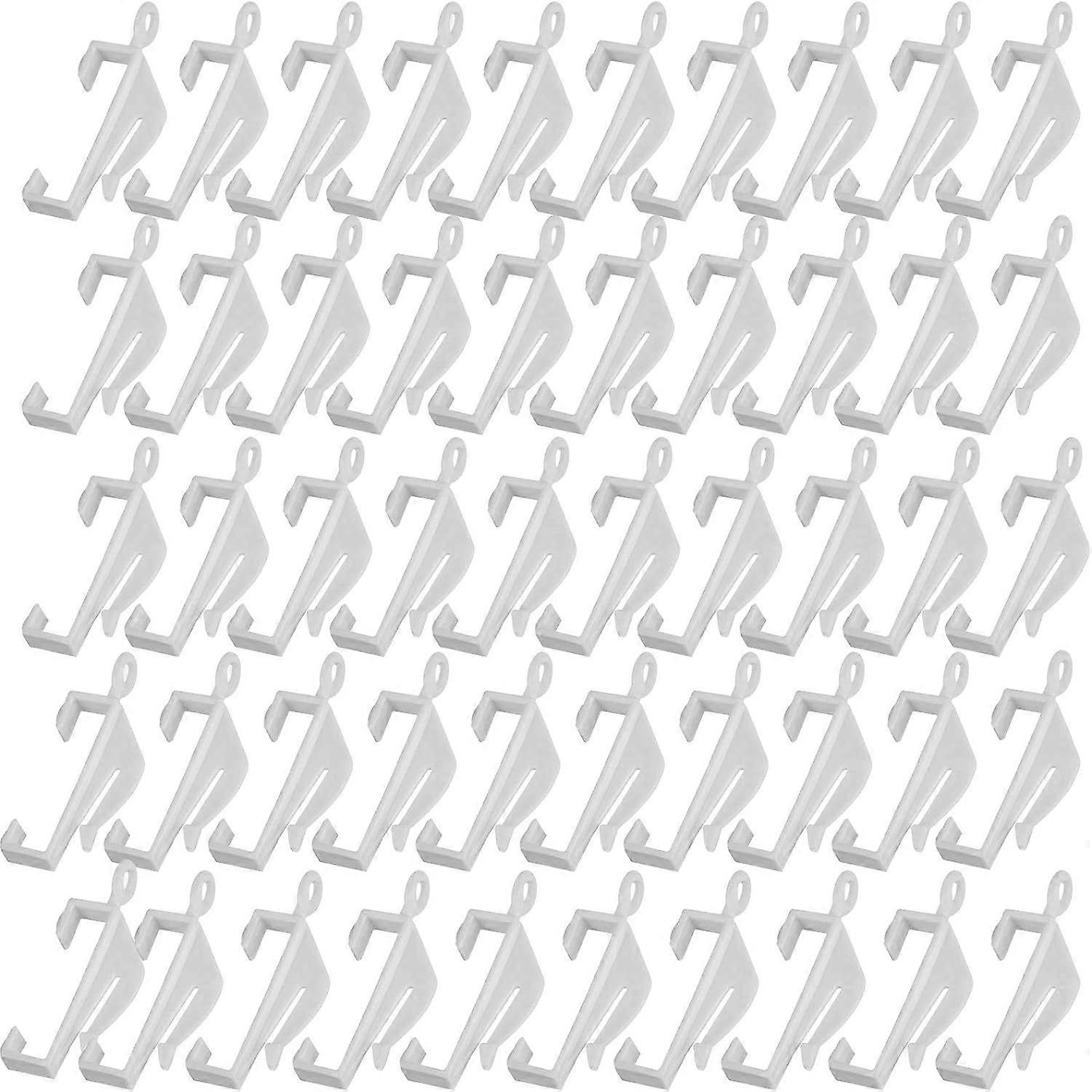Curtain Rail Sliding Hooks - Plastic Glider Hooks