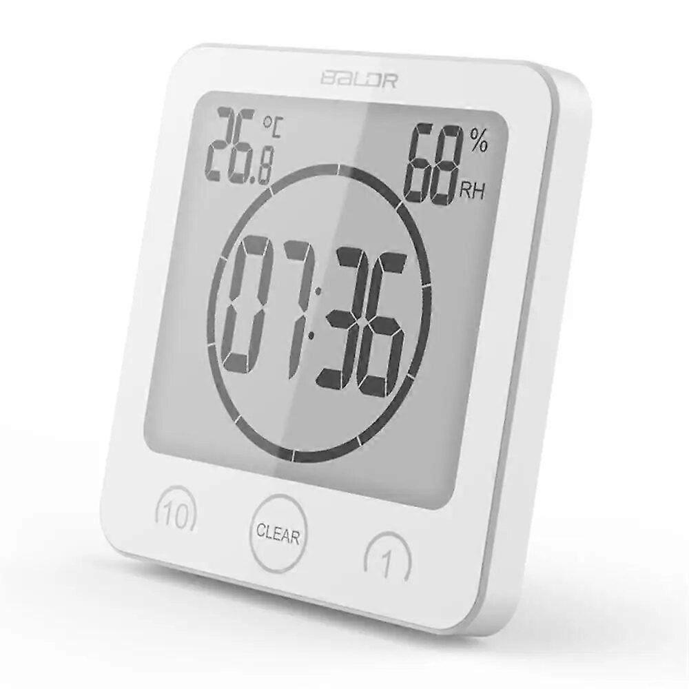 Bathroom Clock  Shower Timer Alarm Digital Clocks   Waterproof Timer